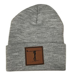 RA Fold Beanie w/Leatherette Patch