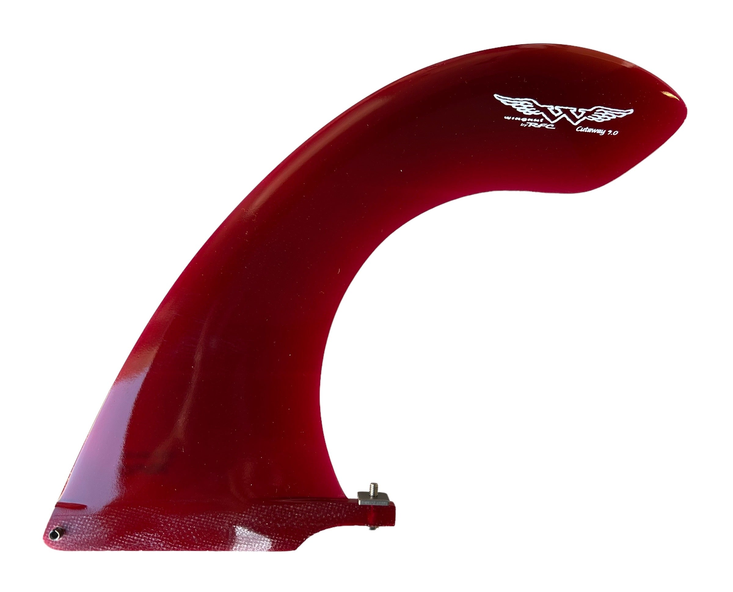 Cutawayfin Wingnut ロングサーフボードフィン レッド/ホワイト 9.0.WN.Cutaway.Red.RFC.jpg?v=