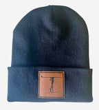 RA Fold Beanie w/Leatherette Patch