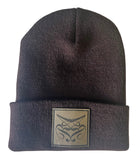 RA Fold Beanie w/Leatherette Patch