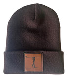 RA Fold Beanie w/Leatherette Patch