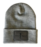 RA Fold Beanie w/Leatherette Patch