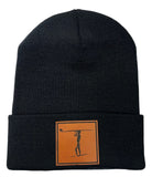 RA Fold Beanie w/Leatherette Patch