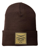 RA Fold Beanie w/Leatherette Patch