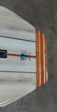 9'0" What I Ride Model Single Box 3-Tone Solid Falsa Balsa 'Wood Look' 3-Stringer Layered Wood Nose & Tail Blocks