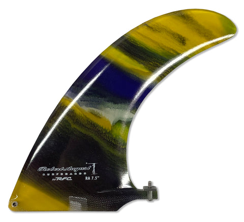 RA Center Fin 7.5" Stained Glass